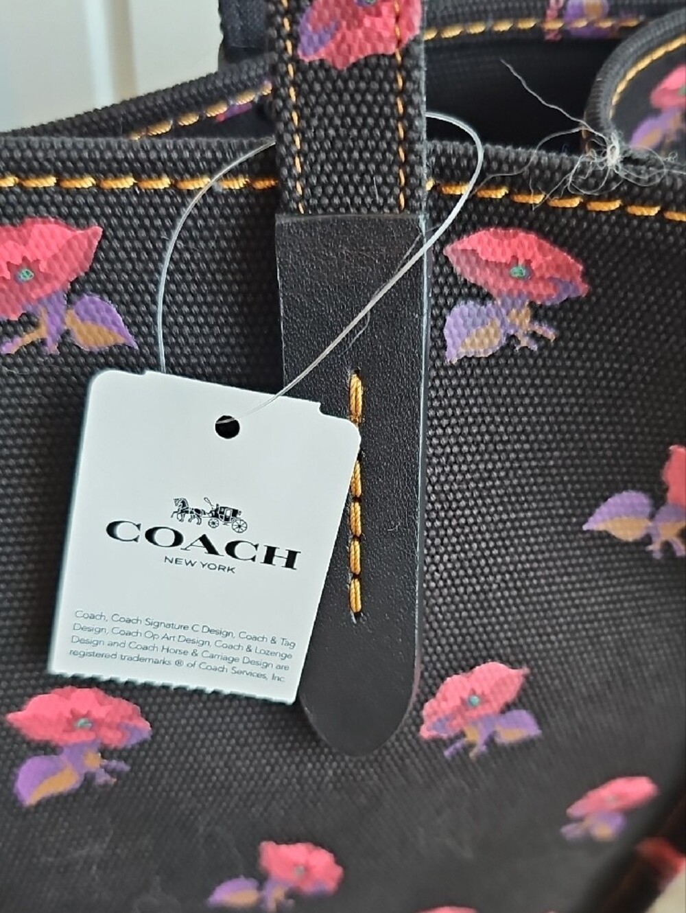 NWT Coach x Disney Sleeping Beauty Canvas Tote Bag | Dark Fairy Tale 32718 - Picture 8 of 11